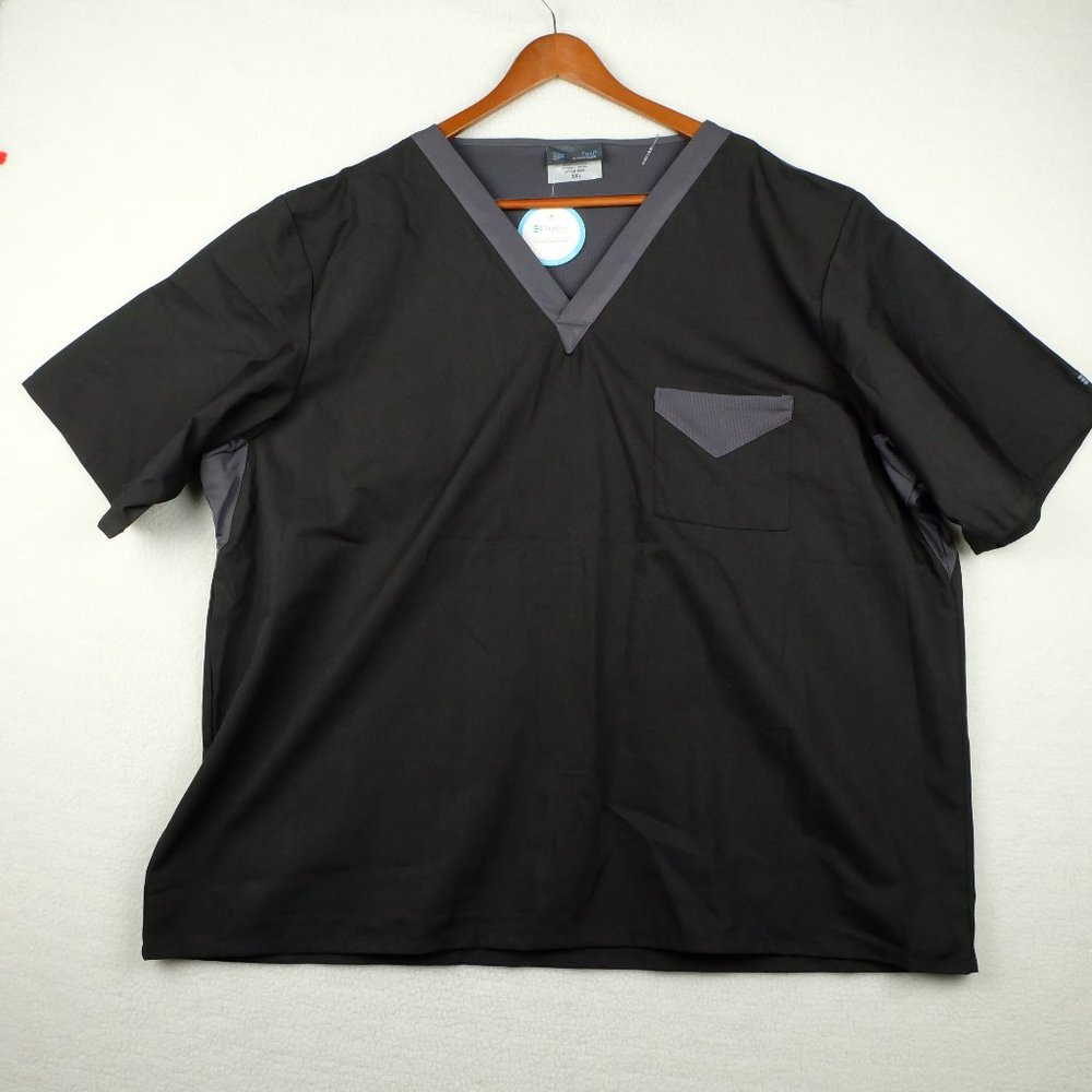 Cook Cool Mens T Shirt 3XL Black Gray Short Sleeve Vented Cooking Chef Workwear